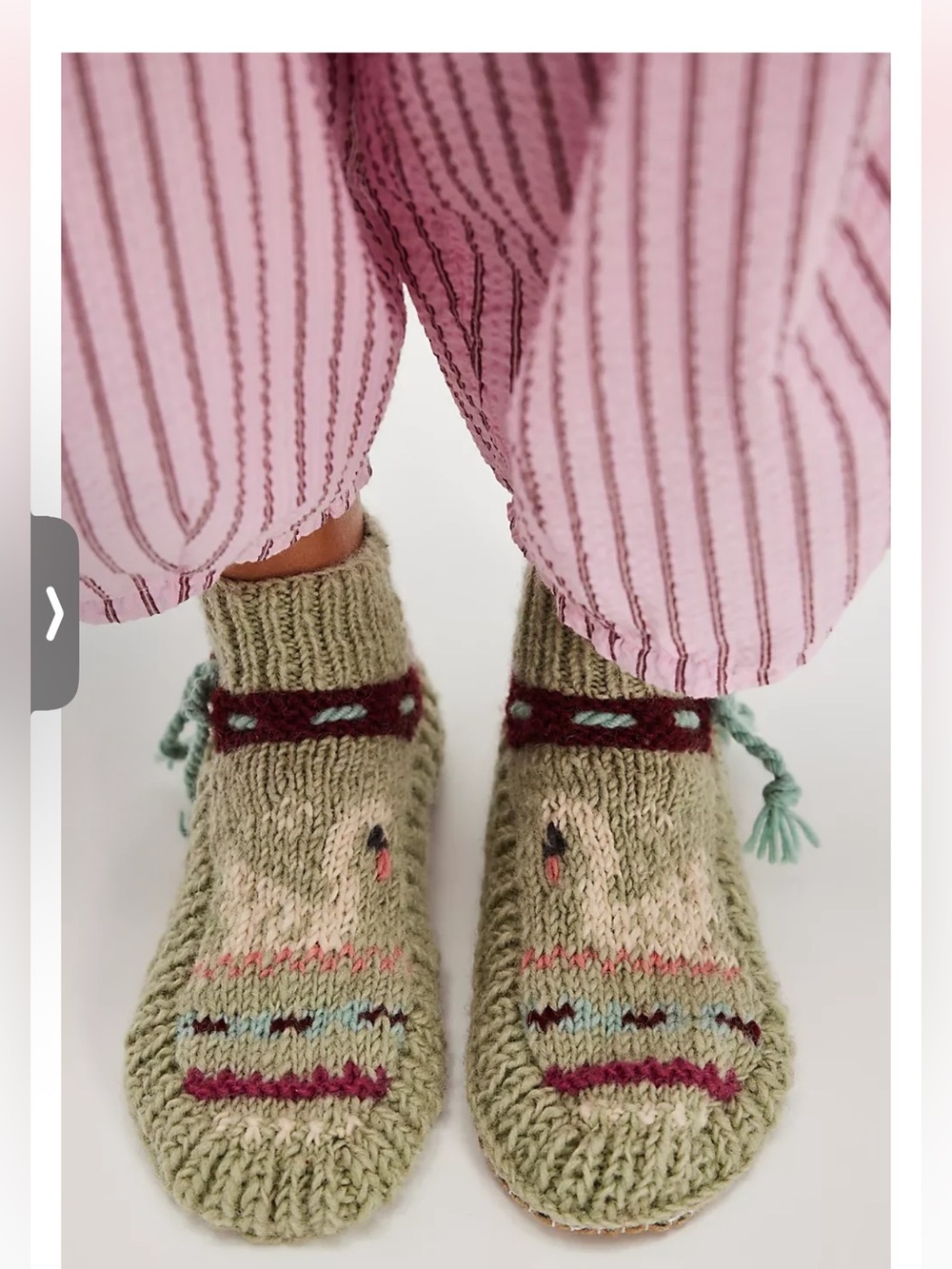 Free People Frosty Friends Slipper Socks NWT